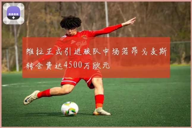 维拉正式引进狼队中场若昂戈麦斯转会费达4500万欧元